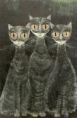 DRUKS Renate Three Cats DRUKS Renate Three Cats