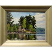 DRUMMOND Arthur Alexander Untitled (shoreline With Cottage) DRUMMOND Arthur Alexander Untitled (shoreline With Cottage)