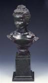 DRURY Alfred Ed. Briscoe A Bronze Bust Of Elsie Doncaster DRURY Alfred Ed. Briscoe A Bronze Bust Of Elsie Doncaster