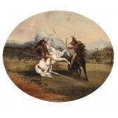 DRURY John H. Study For ``dueling On The Missouri' DRURY John H. Study For ``dueling On The Missouri'