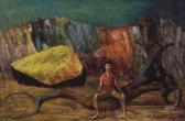 DRYSDALE George Russell Boy On A Log DRYSDALE George Russell Boy On A Log