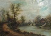 DU POUNT P. A River Landscape With A Mill DU POUNT P. A River Landscape With A Mill