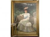 dubiez a. Elégante En Robe Blanche dubiez a. Elégante En Robe Blanche