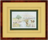 DUBOIL J.C Paysage Aux Chevaux DUBOIL J.C Paysage Aux Chevaux