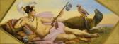 DUBOIS Francois Allegories Of The Four Continents: America; Asia; Europe; Africa DUBOIS Francois Allegories Of The Four Continents: America; Asia; Europe; Africa