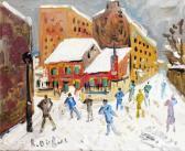 DUBUC Roland Le Lapin Agile Sous La Neige DUBUC Roland Le Lapin Agile Sous La Neige