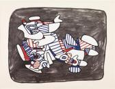 DUBUFFET Jean Lion Heraldique DUBUFFET Jean Lion Heraldique