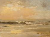 DUCKER Eugen Gustav Morning Mood At The Sea DUCKER Eugen Gustav Morning Mood At The Sea