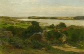 DUCKER Eugen Gustav Village By The Baltic Coast DUCKER Eugen Gustav Village By The Baltic Coast