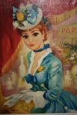Dufour H.R. Half Length Portrait Of A Parisian Girl Dufour H.R. Half Length Portrait Of A Parisian Girl