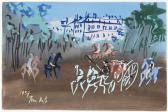 DUFY Jean Calèche Et Cavaliers DUFY Jean Calèche Et Cavaliers