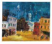 DUFY Jean L'église Saint-pierre De Montmartre Et Le Sacré-cœur DUFY Jean L'église Saint-pierre De Montmartre Et Le Sacré-cœur