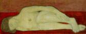 DUKES CAROLINE Reclining Female Nude DUKES CAROLINE Reclining Female Nude
