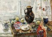 dukhanov genadiy ivanovich Still Life By The Window dukhanov genadiy ivanovich Still Life By The Window