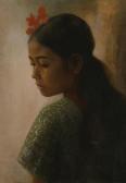 DULLAH Saiman Portrait Of A Young Girl DULLAH Saiman Portrait Of A Young Girl