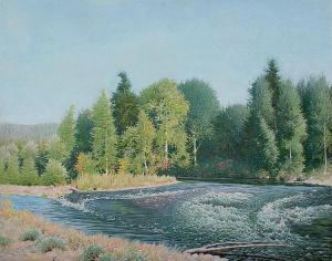 Frank Vincent Dumond -  Rushing River, Vermont