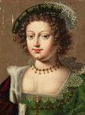 DUMONSTIER Etienne II Jahrhundert Portrait Einer Dame Mit Hut DUMONSTIER Etienne II Jahrhundert Portrait Einer Dame Mit Hut