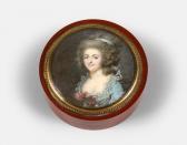 DUMONT Francois Portrait De Femme À La Robe Bleue DUMONT Francois Portrait De Femme À La Robe Bleue