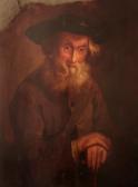 DUMONT Jacques Edme Portrait Of An Elderly Man Called Thomas Parr DUMONT Jacques Edme Portrait Of An Elderly Man Called Thomas Parr