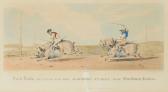 DUNCAN Edward A Pair Of Monkeyana Racing Scenes DUNCAN Edward A Pair Of Monkeyana Racing Scenes