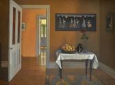 DUNLOP Brian James room Interior With Fruit And Flowers On A Draped Table DUNLOP Brian James room Interior With Fruit And Flowers On A Draped Table