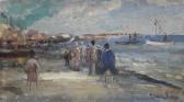DUNLOP Ronald Ossory Figures On The Beach DUNLOP Ronald Ossory Figures On The Beach