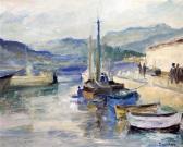 DUNLOP Ronald Ossory Harbour Scene DUNLOP Ronald Ossory Harbour Scene