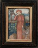 DUNN Henry Treffry Portrait Of The Lady Of Shalott DUNN Henry Treffry Portrait Of The Lady Of Shalott