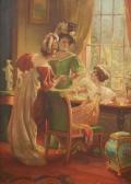 DUNNE A G Three Women In A Parlor DUNNE A G Three Women In A Parlor
