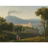 DUNOUY Alexandre Landscape With Mount Vesuvius DUNOUY Alexandre Landscape With Mount Vesuvius