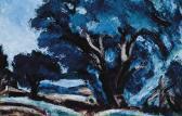 DUNOYER DE SEGONZAC Andre Albert Marie Paysage Bleu DUNOYER DE SEGONZAC Andre Albert Marie Paysage Bleu