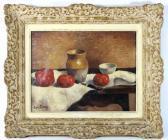 DUREY René "nature Morte Aux Tomates". DUREY René "nature Morte Aux Tomates".