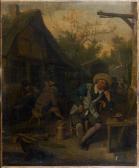 DUSART Cornelis Fumeur Devant Une Auberge DUSART Cornelis Fumeur Devant Une Auberge