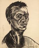 DUTKIEWICZ Edward Study Of A Male, Head And Shoulders DUTKIEWICZ Edward Study Of A Male, Head And Shoulders