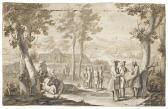 Duval Valentin Leopold, Duke Of Lorraine And His Son Duval Valentin Leopold, Duke Of Lorraine And His Son