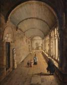 DUVEYRIER N.Honore Vue Du Cloitre D'arles DUVEYRIER N.Honore Vue Du Cloitre D'arles