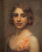 DUVOCELLE Julien Adolphe Ritratto Di Giovane Donna DUVOCELLE Julien Adolphe Ritratto Di Giovane Donna