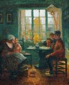 DUXA Carl Stubeninterieur Mit Frau Und Kindern DUXA Carl Stubeninterieur Mit Frau Und Kindern