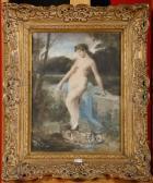 DUYCK Edouard Femme Nue Au Tigre DUYCK Edouard Femme Nue Au Tigre