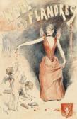 DUYCK Edward J. Noel Des Flandres: Design For A Poster DUYCK Edward J. Noel Des Flandres: Design For A Poster