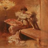 DUYFFCKE Paul Noble Lady In A Party Dress DUYFFCKE Paul Noble Lady In A Party Dress