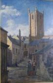 EADIE William Back Street St. Ives Before The Parish Church EADIE William Back Street St. Ives Before The Parish Church