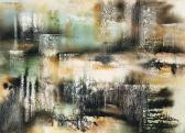 EARL BLODGETT Stanford Untitled - Abstract Landscape EARL BLODGETT Stanford Untitled - Abstract Landscape