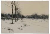 EATON Charles Warren Winter Landscape EATON Charles Warren Winter Landscape