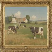 EDSBERG Soren Landscape With Cows Inthe Field EDSBERG Soren Landscape With Cows Inthe Field
