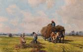 EICHHORN Peter Loading A Hay Wagon EICHHORN Peter Loading A Hay Wagon