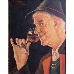 Otto Eichinger - Man With A Glass Of Wine - eichinger__otto-man_with_a_glass_of_wine~OMf21300~10709_20100224_10BE01_42