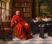EICHINGER Erwin Cardinal In A Library EICHINGER Erwin Cardinal In A Library