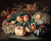 EICHLER Johann Conrad Natura Morta Di Uva, Pesche E Prugne EICHLER Johann Conrad Natura Morta Di Uva, Pesche E Prugne