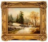 EICKELBERG Cornelis Bewaldete Winterlandschaft Mit Figuren Auf Einem Verschneiten Weg EICKELBERG Cornelis Bewaldete Winterlandschaft Mit Figuren Auf Einem Verschneiten Weg